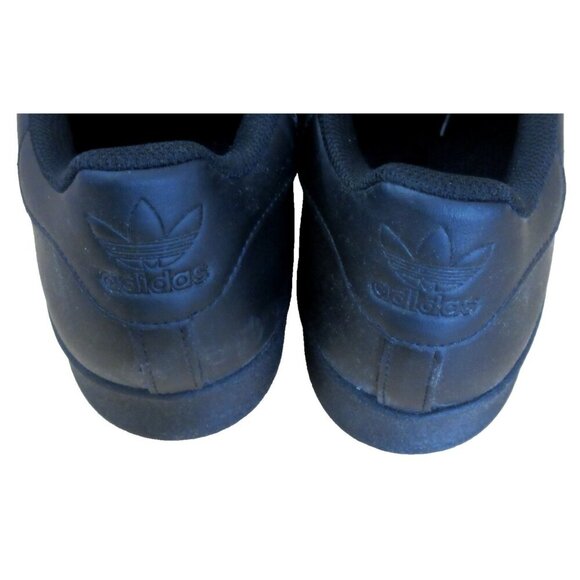 Adidas Men's Superstar Leather Shoes Core Triple Black Sizes NIB EG4957 - Picture 5 of 5